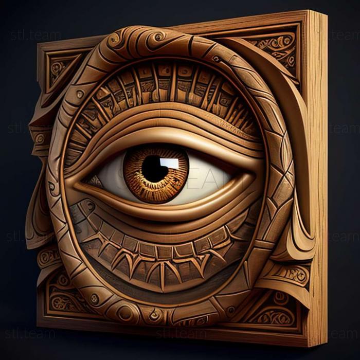 3D model Curse The Eye of Isis game (STL)